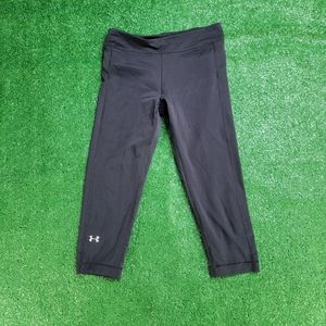 Under Armour Women's Compression Leggings Pants Size Small Petite Black White